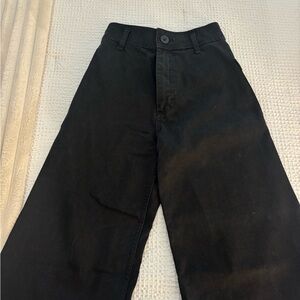 Zara Black Wide Leg Jeans